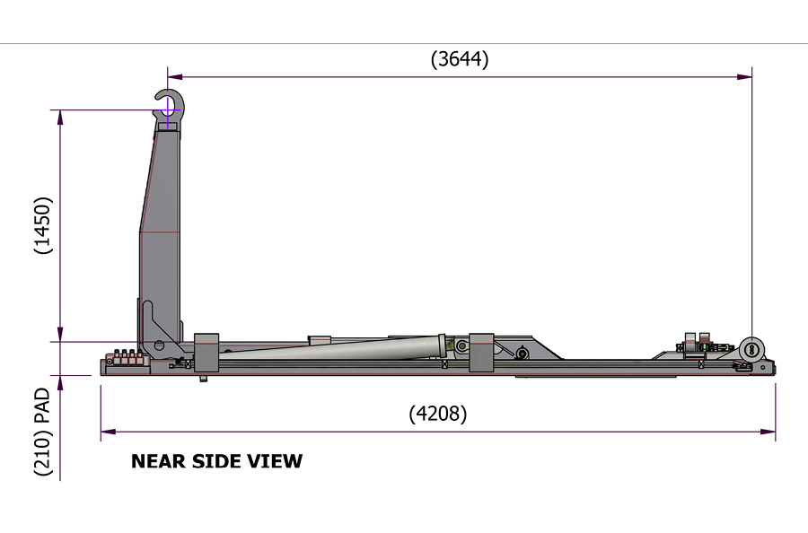 HookLift System HL 061450 WestTrans Equipment